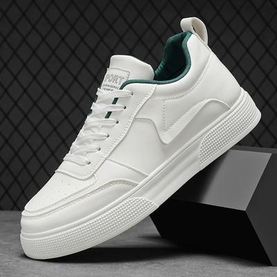 Schuhe mit dicker Sohle Koreanische Schuhe mit weicher Sohle Freizeitschuhe Herren Modische und vielseitige höhenvergrößernde weiße Schuhe Trendige Sportschuhe