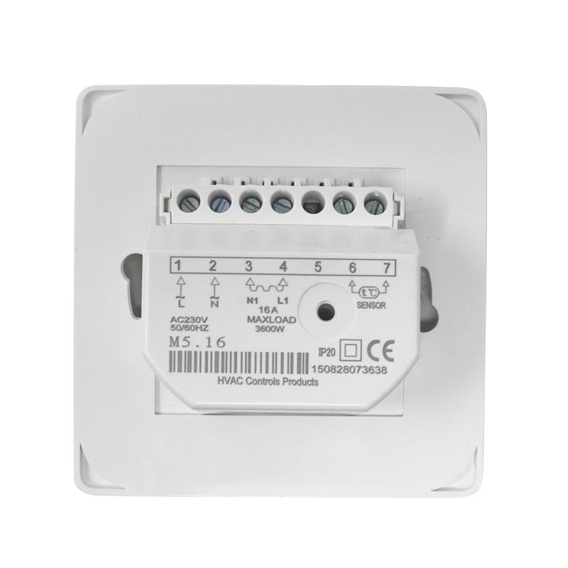 220v 16a Programmable Electric Floor Heating Thermostat Ntc Sensor Temperature Controller Universal Warm Regulator