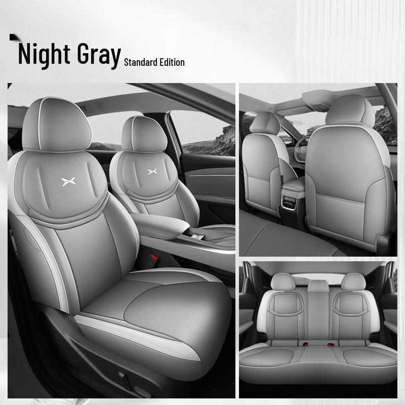 

XPeng MONAM03 Leather Car Seat Cushion Set - Universal All-Season Full Coverage for Five Seats Note Model Year