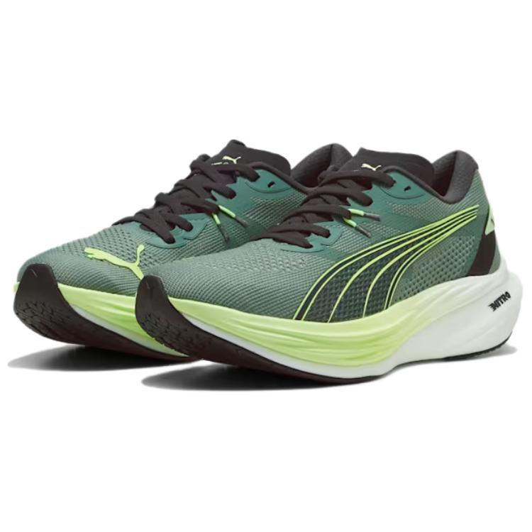 Puma Deviate Nitro 3 Eucalyptus Men Sneakers Green Fizzy-Apple 309707-08