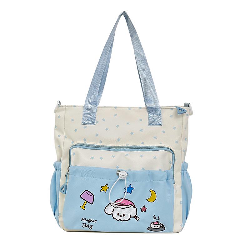 Japoński Styl Ins Urocza Torba Crossbody w Kształcie Gwiazdy dla Uczniów Gimnazjum - Torebka o Dużej Pojemności