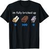 RUJUNMAN T-shirt Divertente "Sono Completamente Bloccato" per Adulti Unisex