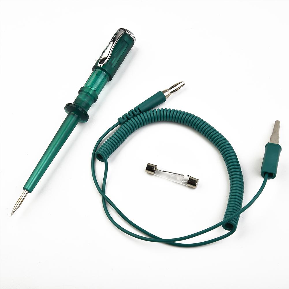 Automotive Auto Circuit Tester Car Voltage 153mm Electrical Test Pen Green Motorcycles RVs Tr Trucks Ucks 1 Pc