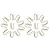 50Pcs Metal Curtain Hook Multifunctional Drapery Hook for Shower Curtain Window Accessories Sturdy Home Decoration Clips