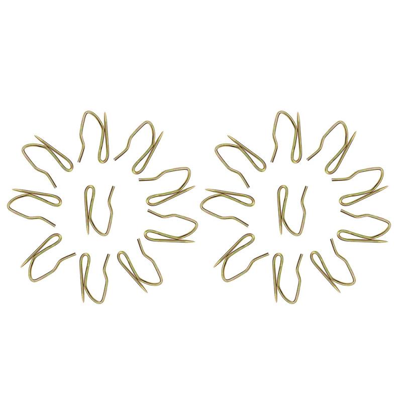 50Pcs Metal Curtain Hook Multifunctional Drapery Hook for Shower Curtain Window Accessories Sturdy Home Decoration Clips