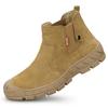 Men's Work Safety Shoes, Anti-smash, Puncture & Heat Resistant, Fireproof Welders' Footwear