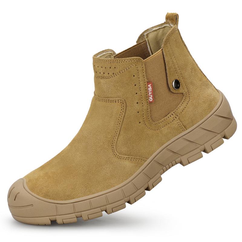 Men's Work Safety Shoes, Anti-smash, Puncture & Heat Resistant, Fireproof Welders' Footwear
