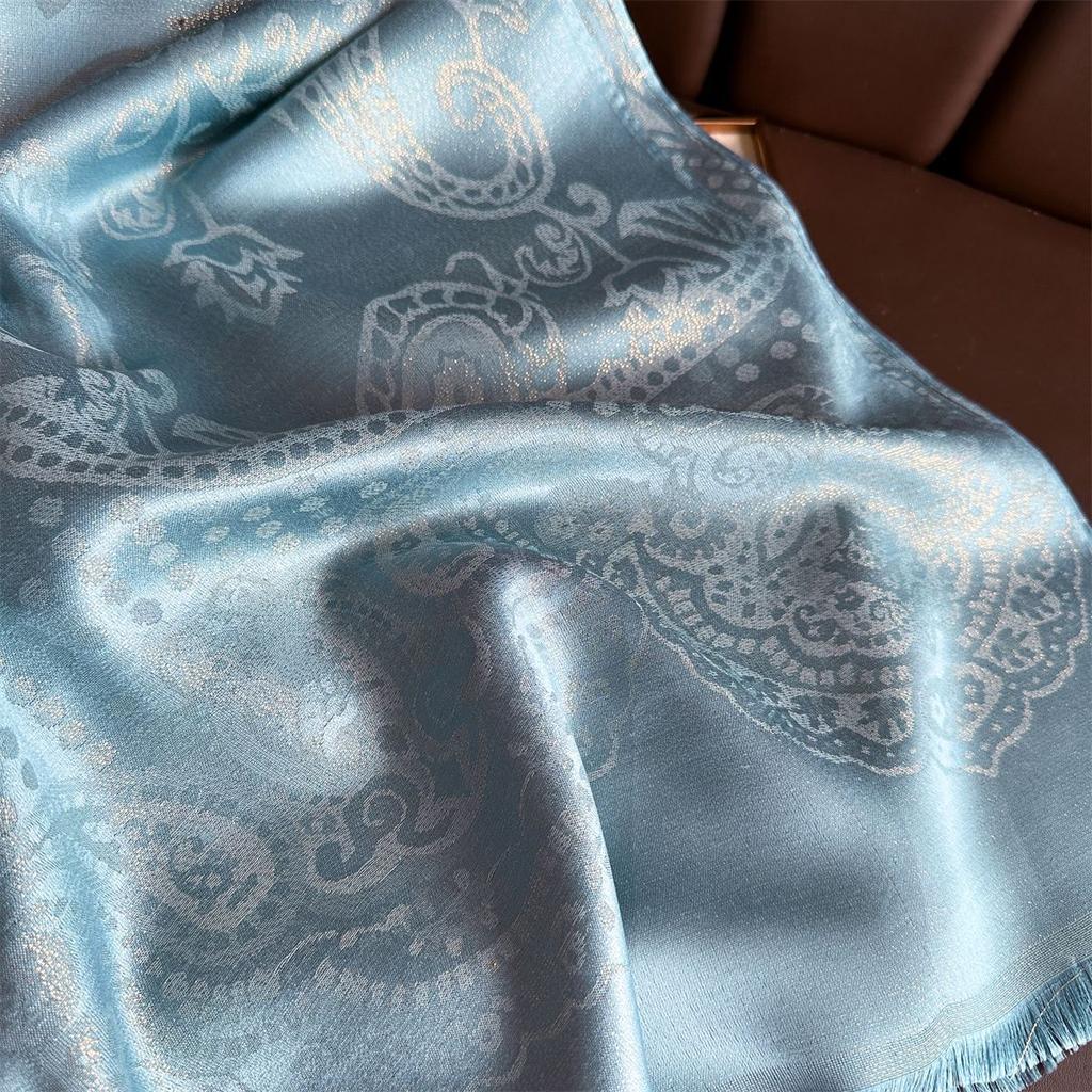 Specially For Imitation Cashmere Jacquard Scarf Shawl Dual-Purpose, Retro Cashew Flower Ethnic Style Thickened To Keep Warm Autumn And Winter