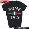 Rom Italien Souvenir Rom Italienische Geschichte Rom Italien Unisex Shirt Geschenkhemden für Jahrestag Geschenk T-Shirt Saudi-Arabien Camisa