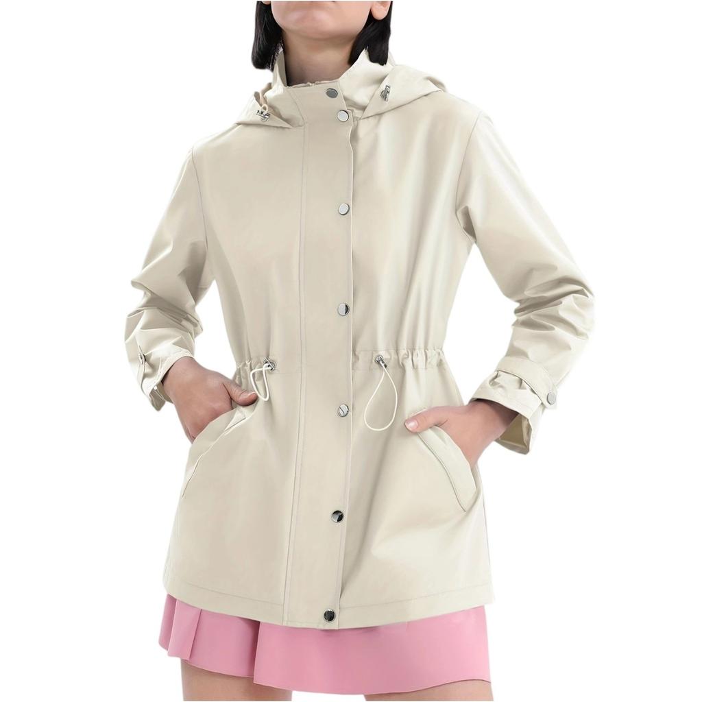 Dámská jednobarevná větrovka s kapucí a dlouhým rukávem, horolezecká sportovní větrovka, bunda a top