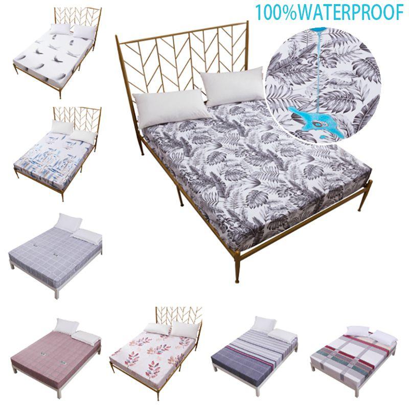 Waterproof Mattress Cover With Soft Polyester And Deep Fit For Comfort**