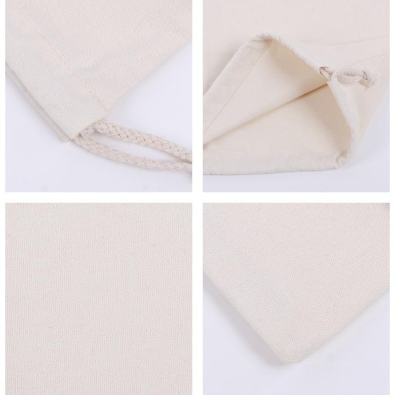 Pokemons Canvas Drawstring Bags Anime Figures Pikachu Eevee Gengar Cartoon Print Handbags Kids Birthday Party Candy Gift Bag