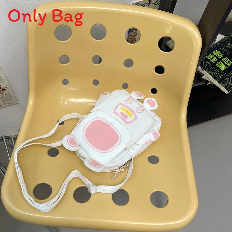 Astronaut Phone Bag Canvas Small Crossbody With Zipper For Girls
