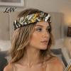 Festival Costume Hair Accessory Greek Laurel Leaf Headband, Medieval Roman Emperor Crown, Forest Elf Party Accessories God Circlet for Renaissance