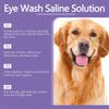 Yegbong Canine Saline Eye Cleaner for Dogs Tear Stain Cleaning & Soothing for Both Eyes External Use