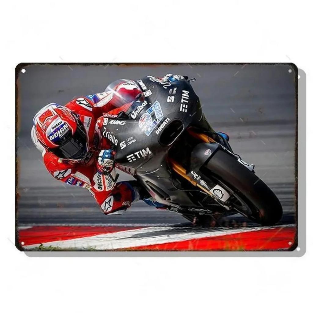 Decor Auto Vintage Metal Signs Tin Sign Motorcycle Racing Funny Poster Decor for Garage Bar Pub Club Man Cave Wall Decoration