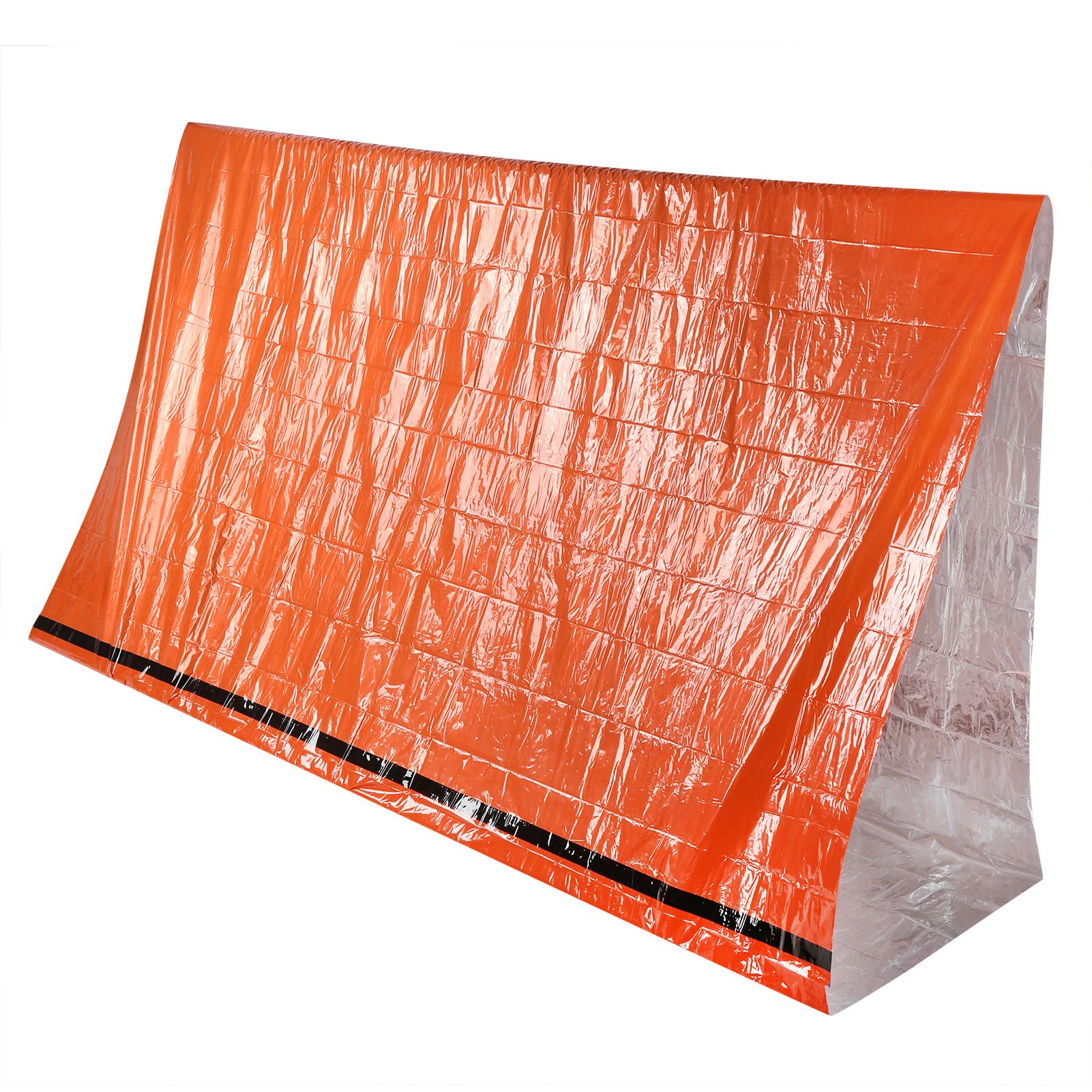 

Открытый кемпинг портативный аварийный спальный мешок для палатки сохраняет тепло водонепроницаемый оранжевый