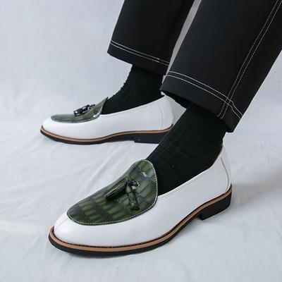 Mode Modemarke Herren Business Bequeme Spitzschuhe mit Quasten Frühling Neu Herren Bankett Hochzeit Weichsohlige Lässige Lederschuhe