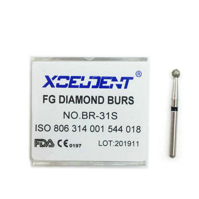 10 teil/schachtel Dental FG Diamant Bohrer Bohrer Dental Bohrer für Zahnaufhellung Super Grob Dia-bohrer 1,6mm BR-31S