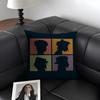GGorillaz Band Cushion Cover Natural Linen Organic Fabric DoubleSided Printing Sofa Home Decor Gift Pillow Case