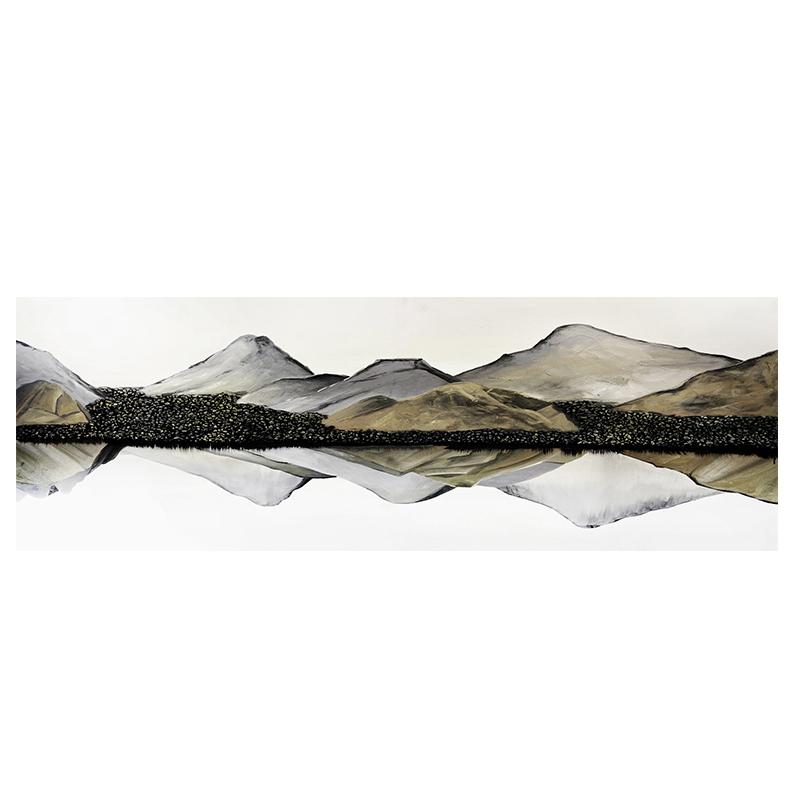 

Натуральные черно-белые горные пейзажи, постеры и принты, холст, картина, скандинавская настенная картина для гостиной 30x90cm no frame