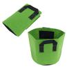 Gartenpflanzen Anzuchtsack Vliesstoff Gemüse Blume Pflanztopf mit Griffen Grün Schwarz(7 Gallon )