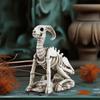 Halloween Tier Skelett Knochen Harz Kreative Tier Skelett Statue Ornamente Für Halloween Tischdeko