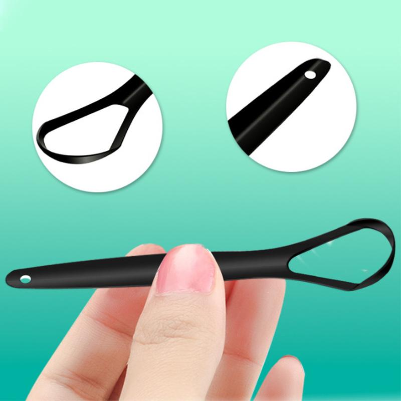 Grattoir à langue Double face en acier inoxydable, nettoyeur de langue buccale, brosse de nettoyage, brosse à dents enduite, outils de soins d'hygiène buccale