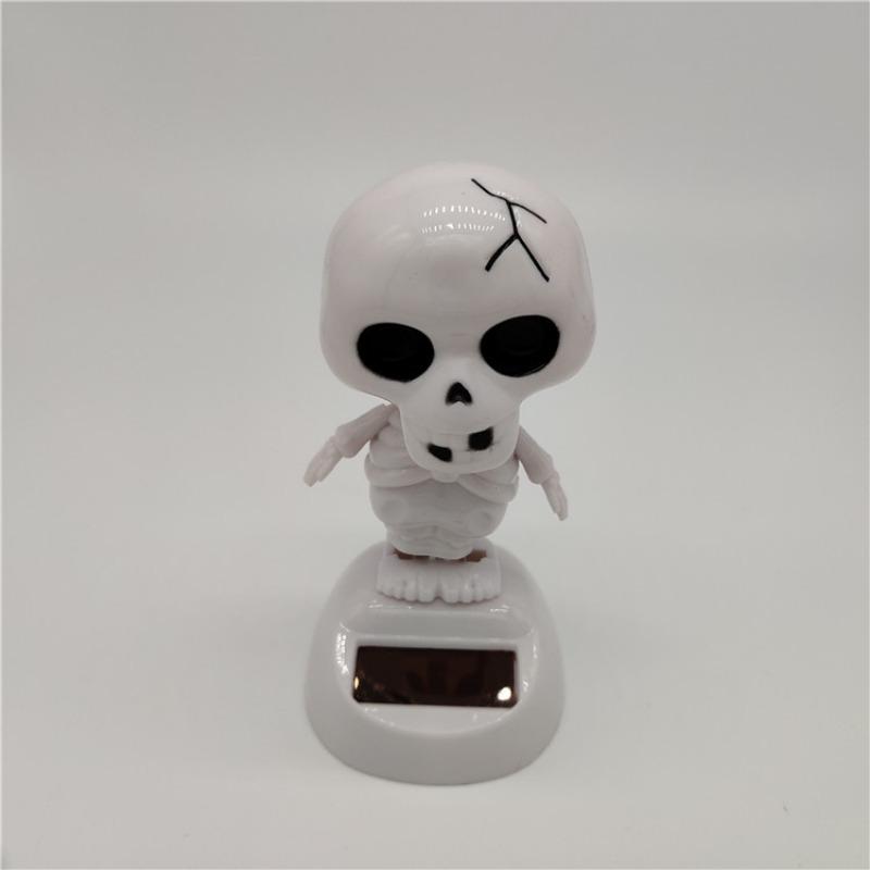 

1 шт. Креативная кукла с качающейся головой на солнечной энергии, украшение салона автомобиля, милая мультяшная декорация, праздничный подарок