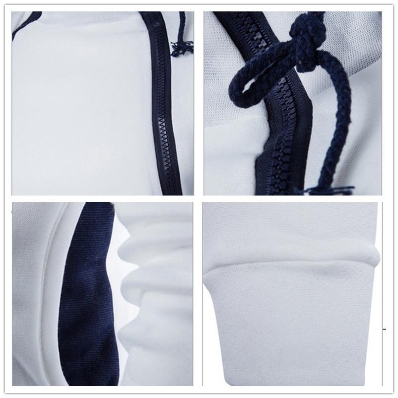 Pánské mikiny s mikinami s dlouhým rukávem pro muže Svetr s kapucí na zip Pánská mikina s vysokým výstřihem Top bunda Kabát Černý svetr