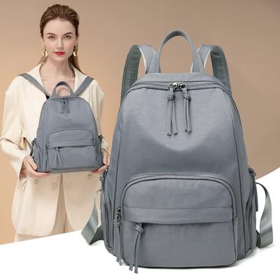 Backpack Women Simple Fashion Oxford Cloth Anti-theft Backpack Large Capacity Travel Bag Casual