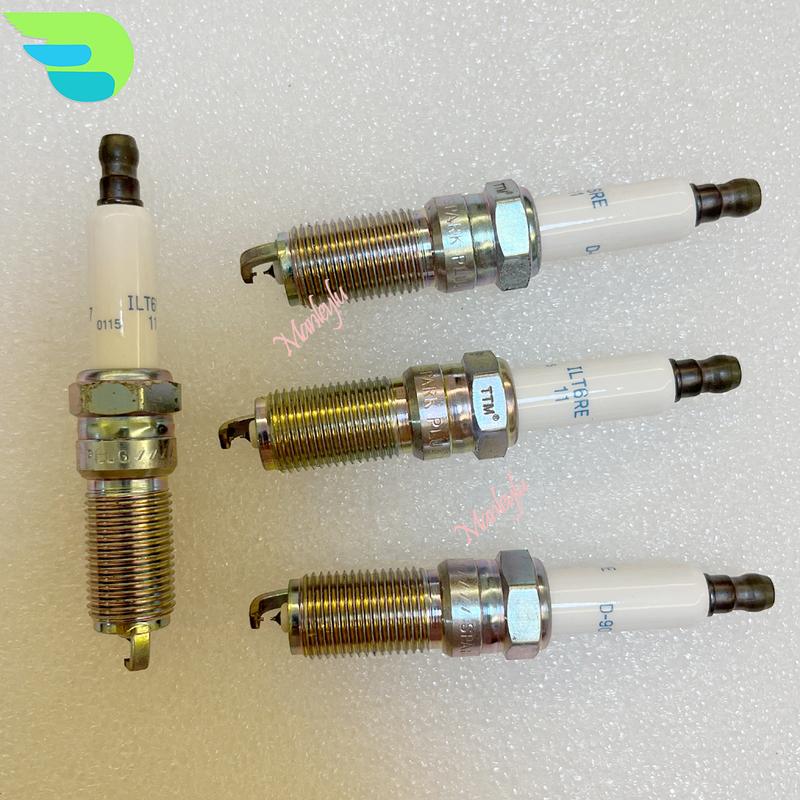 4PCS Double Iridium Spark Plugs D-90117 5158132 CV6E-12405-AA 3811/ILTR5A-13G GM 12597464 for Candles ILTR5K13 FORD