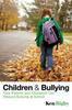 The Children and Bullying : How Parents and Educators Can Reduce Bullying At School Book