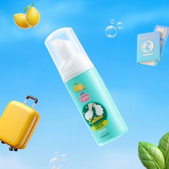 Let's wash our feet on the body Cotton Foot Shampoo Mini Portable 50ml (Lemon)