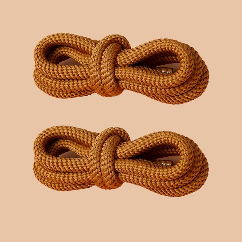Lacets Rondes Solides Épais 8 mm 1 Paire 3 Paquets Lacets de Remplacement Premium Ajustement Universel Chaussures Multiples Accessoires pour Chaussures
