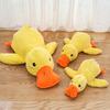 Uklidňující kachna Hračka pro psa Quack-Quack Kachna Plyšová hračka pískací kachna Interaktivní Žvýkací hračka Žvýkací štěně Žlutá kachna