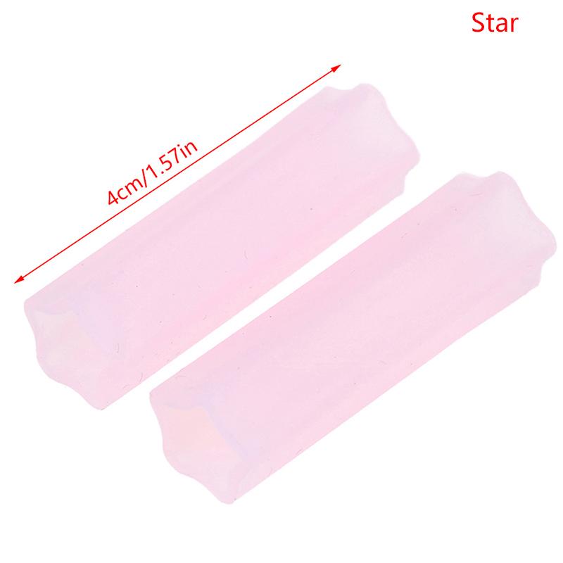 2 ks Silikonový kryt na kleštičky, návlek, pouzdro, nůžky na nehtovou kůžičku, pinzeta na odumřelou kůži, čepička