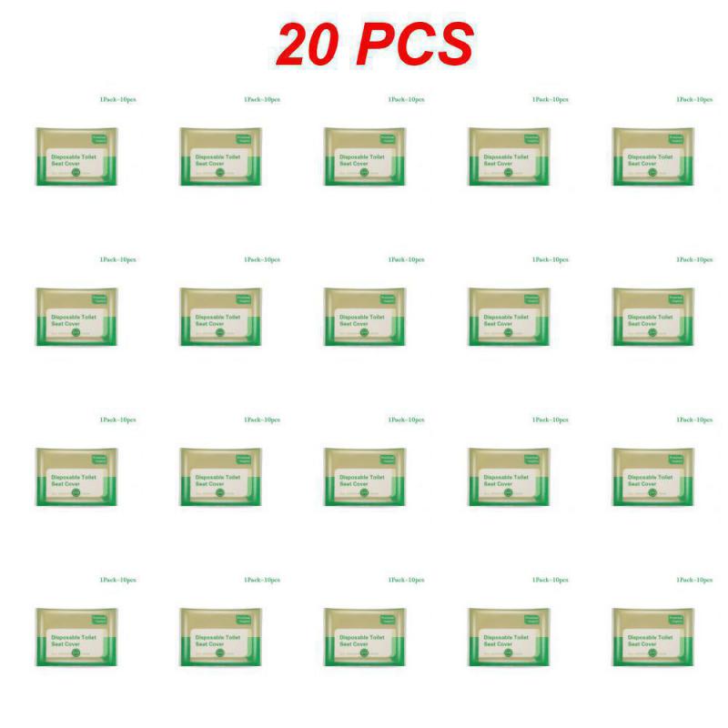 10~50PCS Disposable  Toilet Seat Cover Type Soluble Water Anti-bacterium Disposable For Travelling Commuting Or Camping
