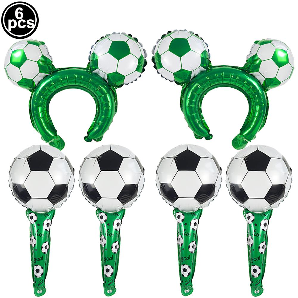 Standing Soccer Foil Balloon Kids Football Theme Birthday Party Baby Shower Decor Football Club Decor Supplies Boys Gifts