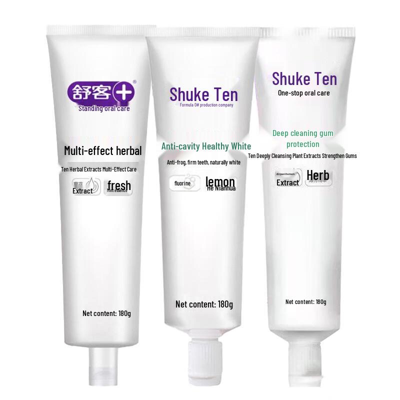 Shuke Multi-Action Toothpaste Set (3 x 180g)