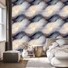 Ink Wallpaper Light Gray, Gray and Cream 50x1000