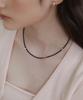 Tatiana [Musinsa Exclusive] (Silver 925) Happy Bean Bead Necklace Nz2441