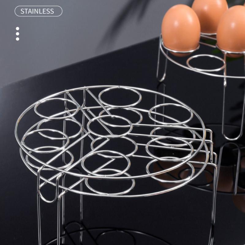 Stackable Egg Steamer Stand Rack Tray Stainless Steel Household Multi-functional Steaming Rack Non-stick Pressure Cooker