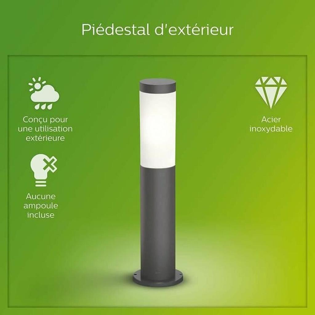 Lamp Philips Luminarias De Exterior Anthracite E27 230 V 2700 K