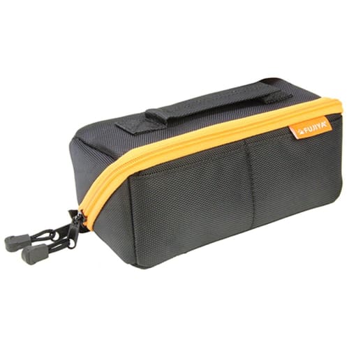 

Fujiya Hippo Case (Fabric Tool Case), Small, Black/Orange, FTC2-SBK