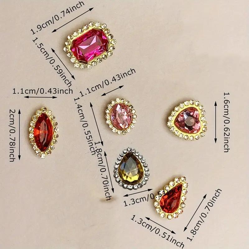 WTEMPO Rhinestones Kit Sew-On Embellishments for DIY Clothing Shoes and Bags Crafts Beads Kit for Jewelry Making Sparkling Clothing Decorations