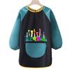 Children's Painting Aprons Waterproof Long Sleeved Cover Kindergarten Art Painting Reverse Dressing Baby Eating Bib Kids Apron