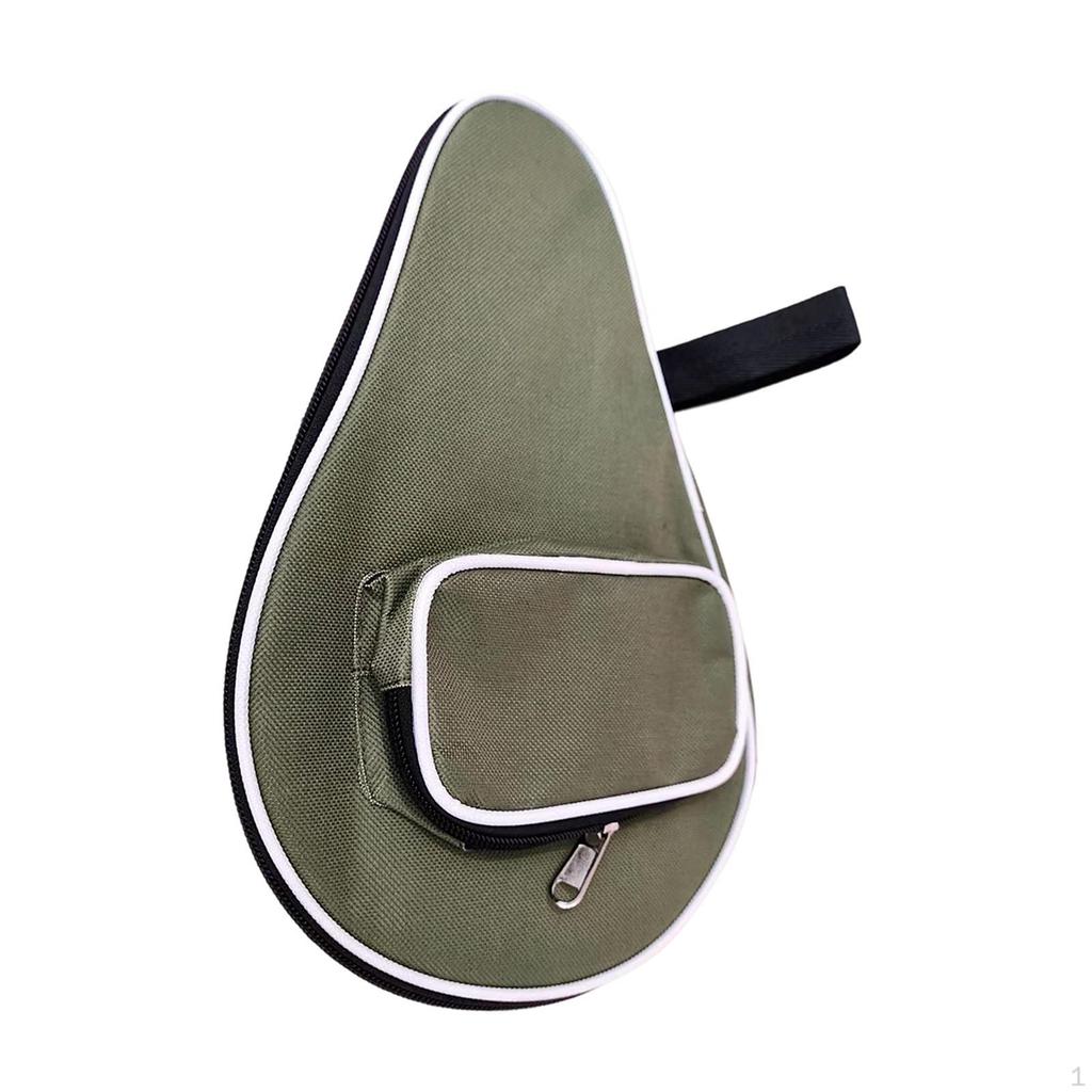 Pingpong Paddle Case Bag Carrier Multifunctional Gourd Shape Protector Pouch Table Tennis Racket