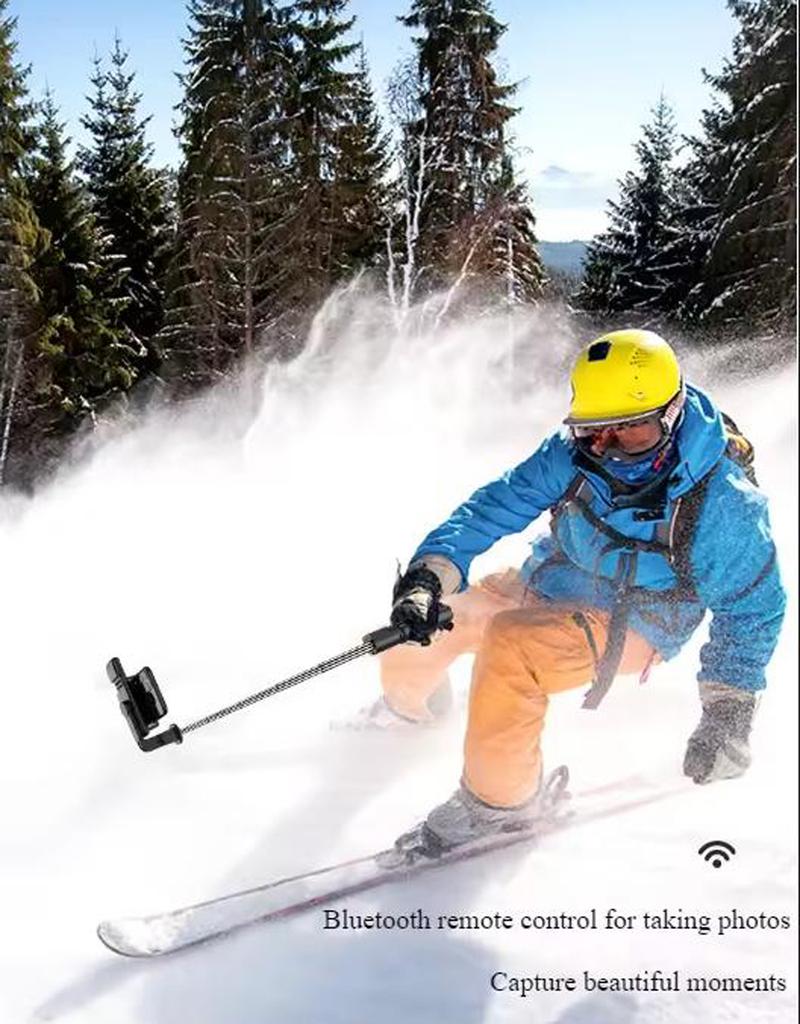 Handheld 360 Degree Flexible Sports Camera Monopod Stand Mobile Phone Mini Selfie Stick Tripod With Wireless Remote