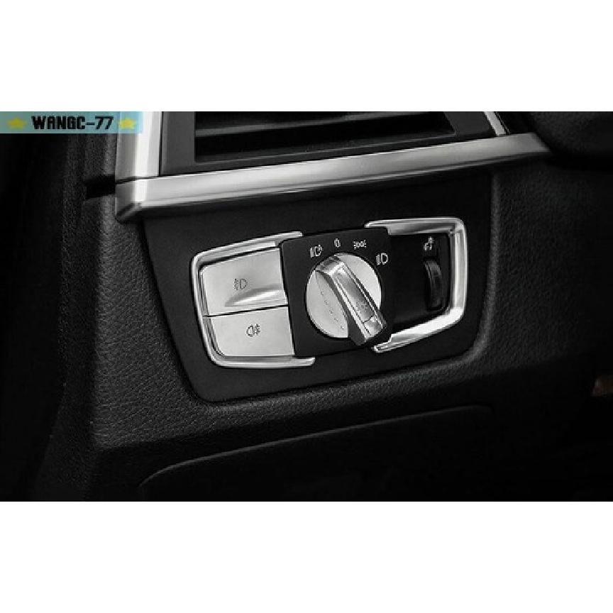 ABS Silver Function Control Button Frame Trim For BMW 3 4 Series GT 2013-